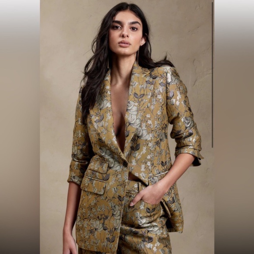 Gorgeous Banana Republic Brocade Jacket Blazer